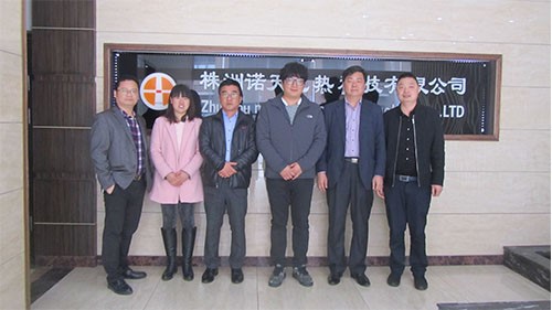 2017年4月韩国客户参观我们的工厂-诺天科技