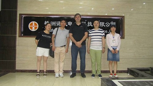 USA clients visited our factory in June 2017